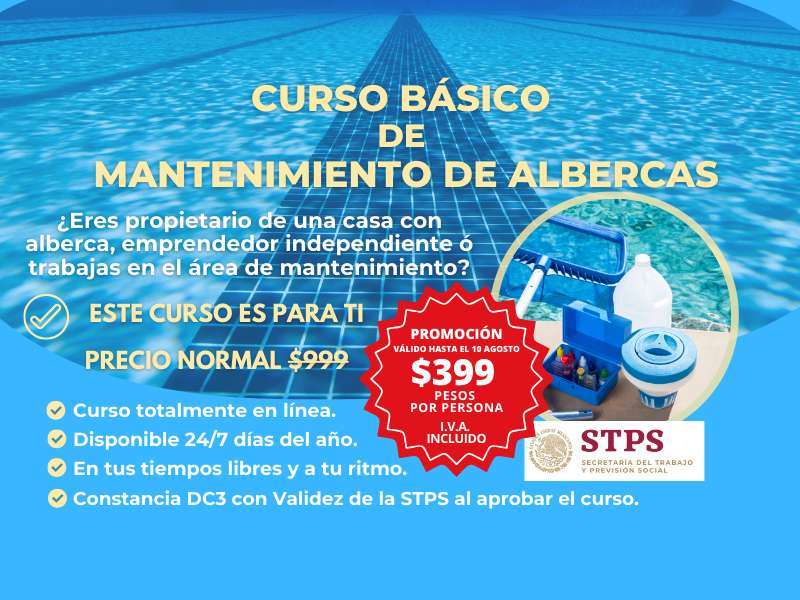 Curso Básico de Mantenimiento de Albercas